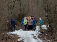 Budai Trapp ellenőrző pontjánál (röv. túra, H.J.)