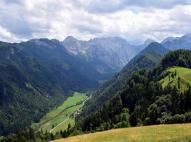Logarska dolina a Klemenči-pihenőhelyről