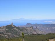 Roque Nubló, háttérben Tenerife