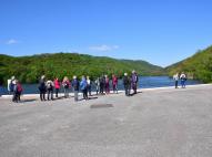 Lázbérci-víztároló a gátról