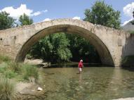 Preveli folyó török híddal