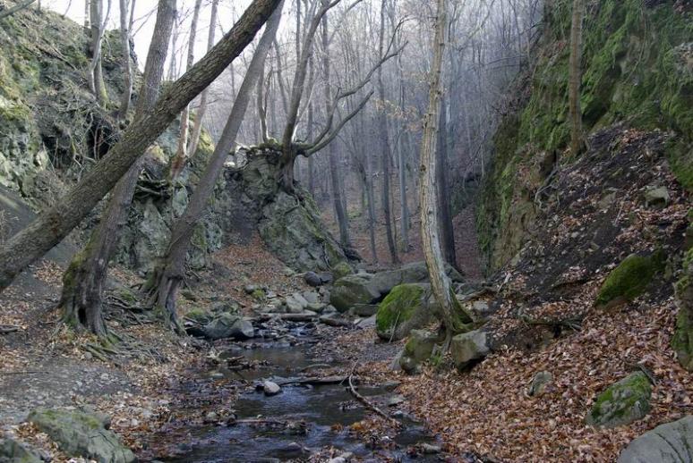 A szurdok bejárata