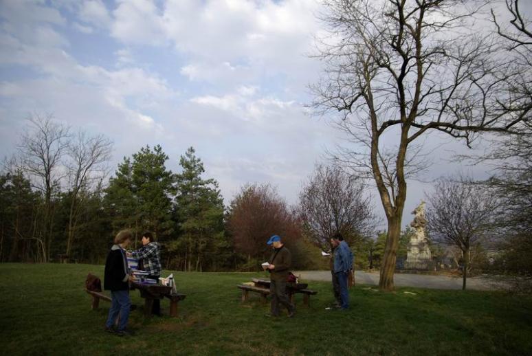 Ellenőrzőpont a Szobor-hegyen