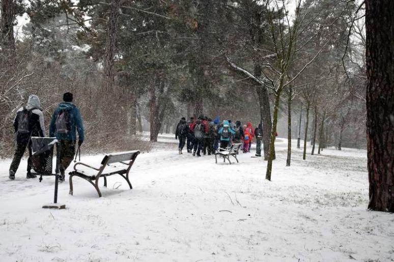 Keresztül az Alsó-parkon