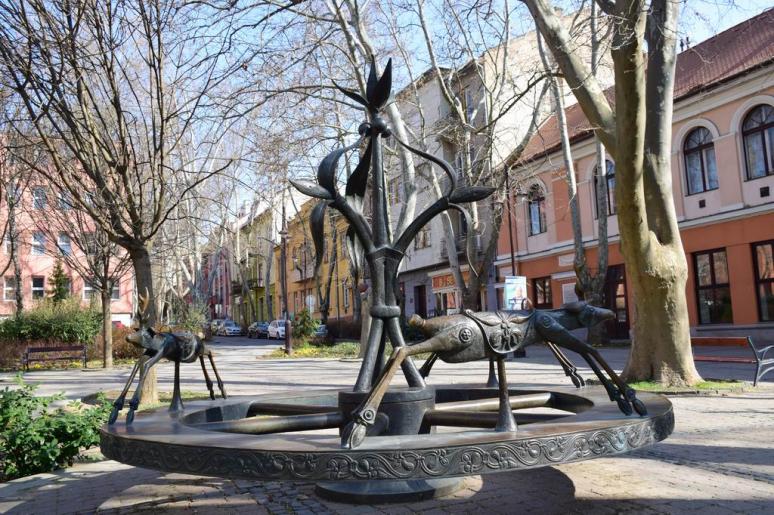 Kaposvár, Napkerék-szobor
