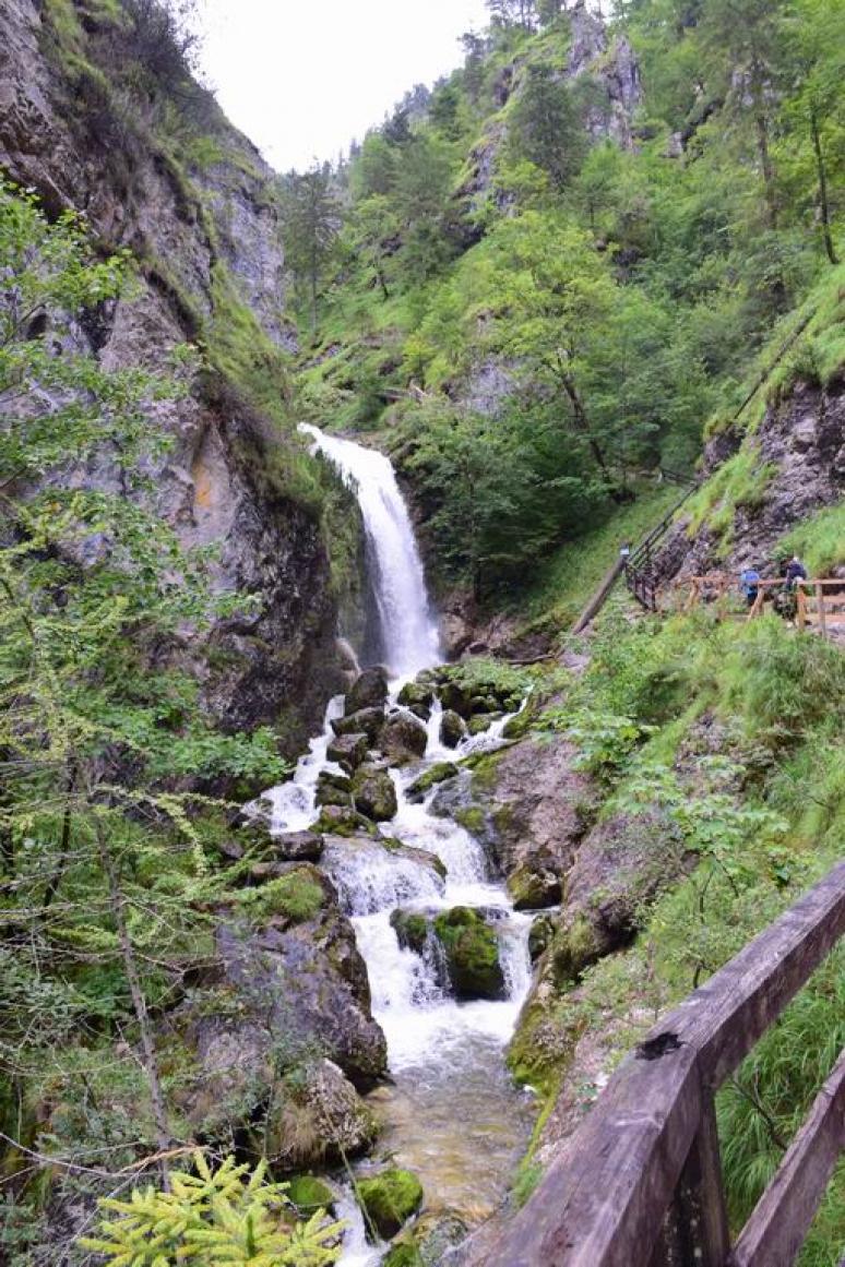 Wasserlochklamm, 1. vízesés