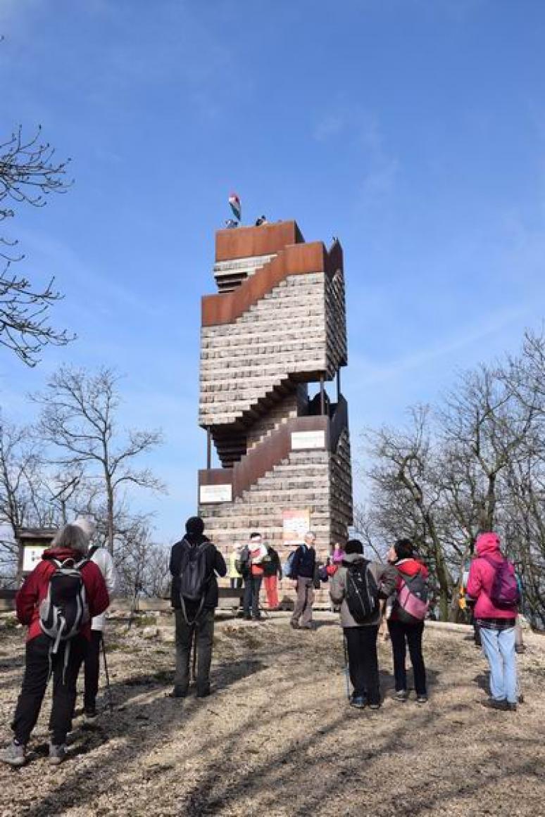 Felértünk a kilátóhoz