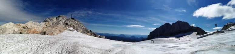 Dachstein-gleccser panoráma