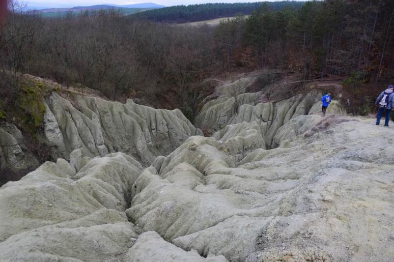 Riolittufa képződmény fentről 2