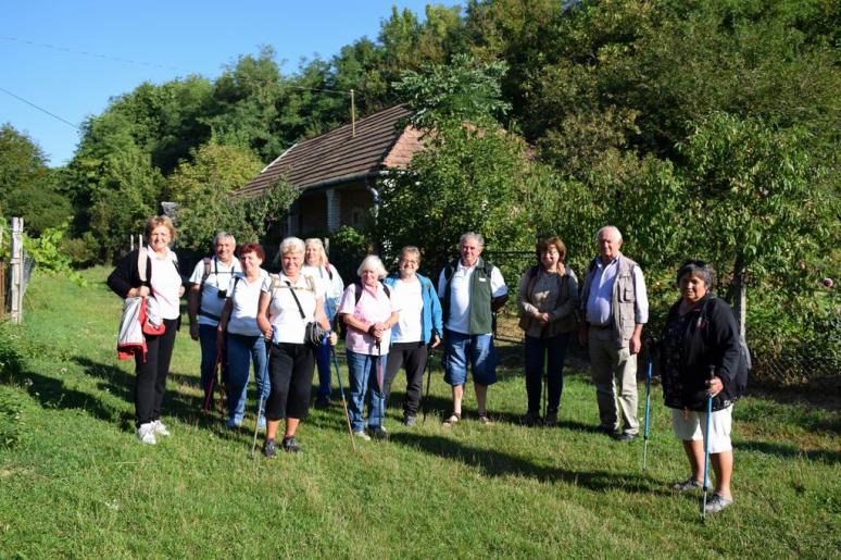 A rövidebb túra résztvevői