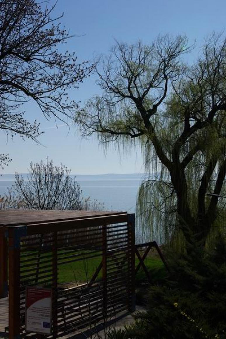 Balaton a vonatból