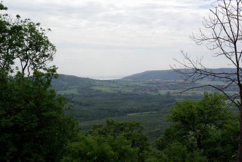 Kilátás a Balaton felé